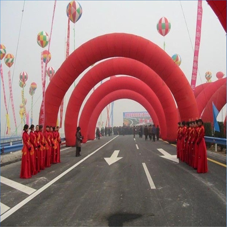 唐山开业纯红拱门